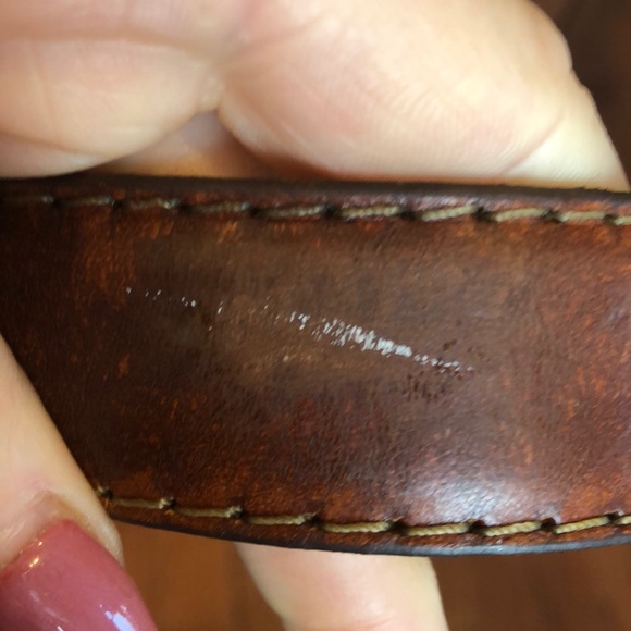 Johnston & Murphy Brown Leather Belt Kipskin - Picture 8 of 8